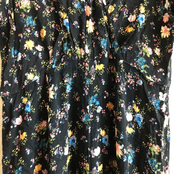 Wild Fable Floral Long Pant Romper Large - Picture 2 of 8